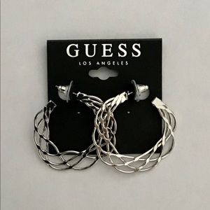Guess hoop earrings